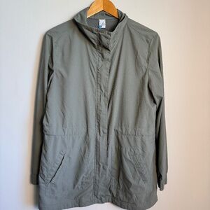 Old Navy Active Womens Lifestyle Jacket Green Size Large Lightweight Hiking Camp